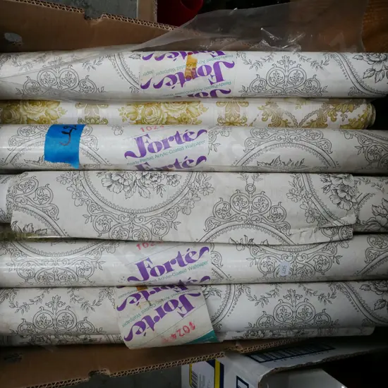box of retro wallpaper