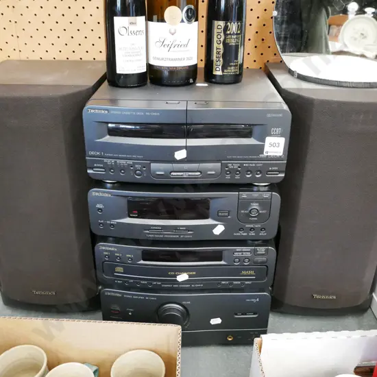 Technics CD radio cassette player