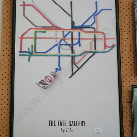 framed Tate Gallery poster print