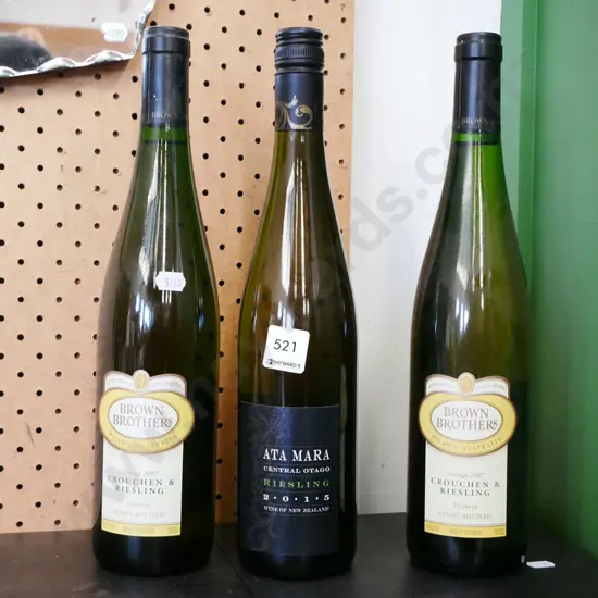 3x bottles of Riesling