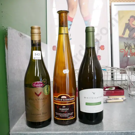 3 bottles of white wine