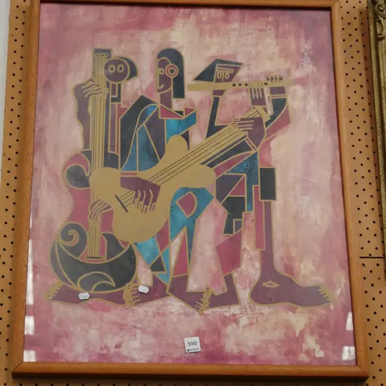 framed print - 3 piece band