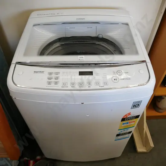 LG top load washing machine - slight chipping to paint 
