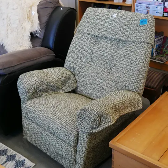 very retro La-Z-boy style rocker/recliner