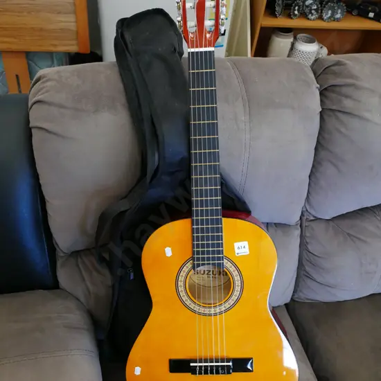 Suzuki guitar and soft carry case