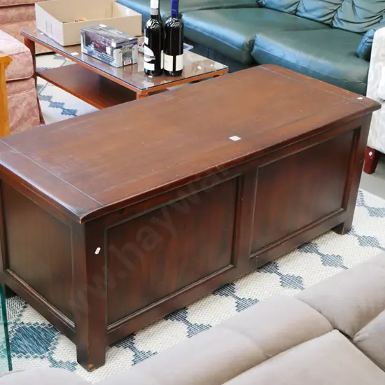 solid pine blanket box H-500 W-1200