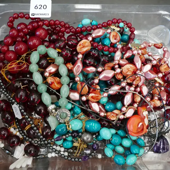 box of costume jewellery