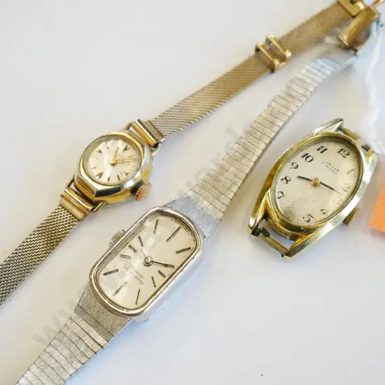 3 ladies wristwatches