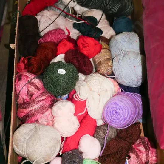 box; knitting yarn