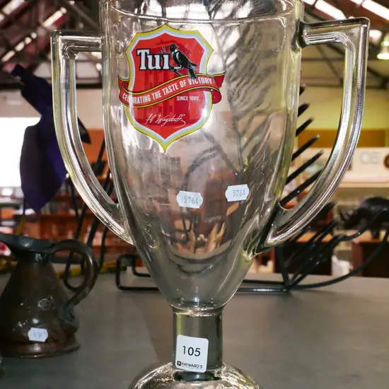 large Tui double handled glass H-300