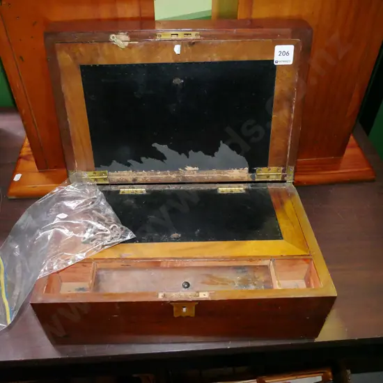 restorer's writing box, bag of vintage keys