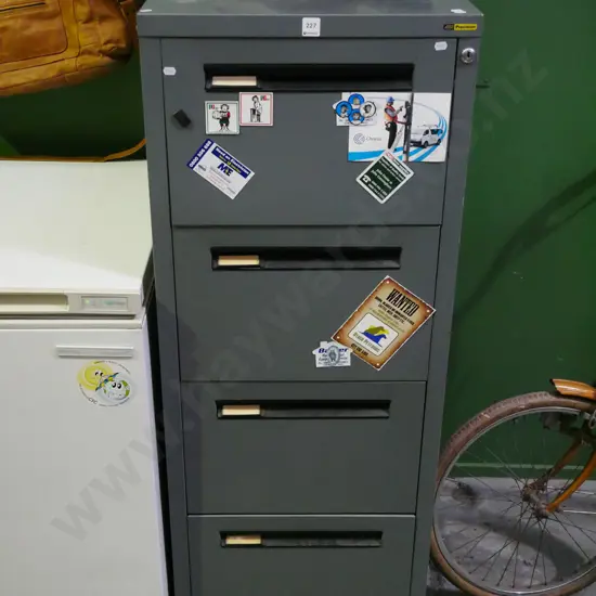 Precision 4 drawer filing cabinet - no key