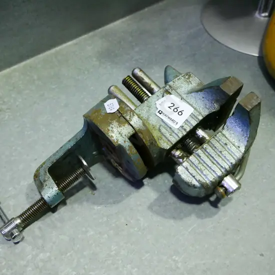 vintage English hobby vice