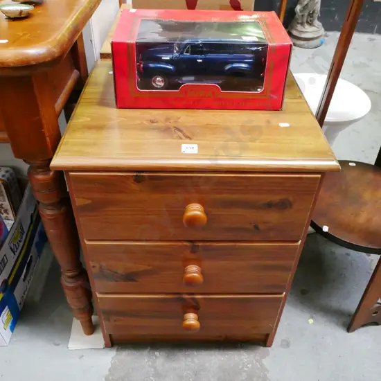 mdf faux wood veneer bedside cabinet