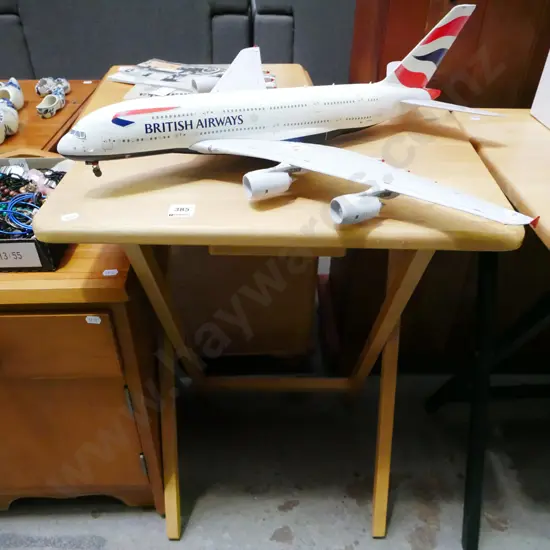 wooden foldaway table