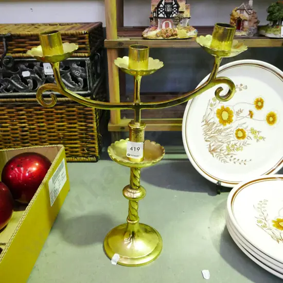 brass candelabra 