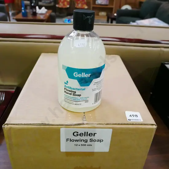 box; Geller antibacterial hand soap