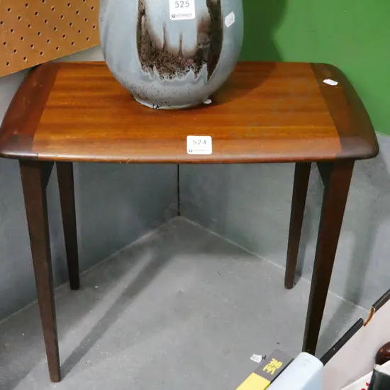 mahogany end table H-380