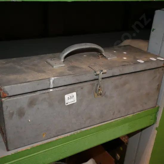 homemade metal tool box