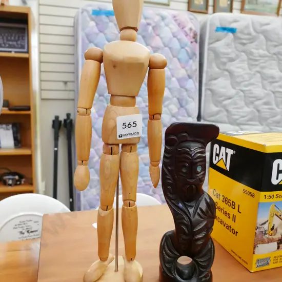 wooden articulated artist model, souvenir ware