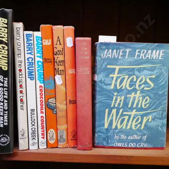 NZ books, Janet Frame, Barry Crump