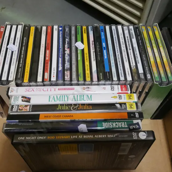 DVDs, CDs