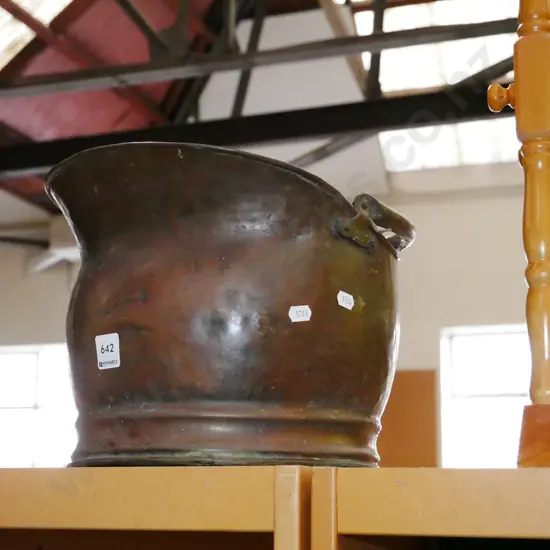 copper coal scuttle