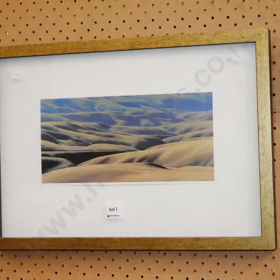 small framed Grahame Sydney -poster print