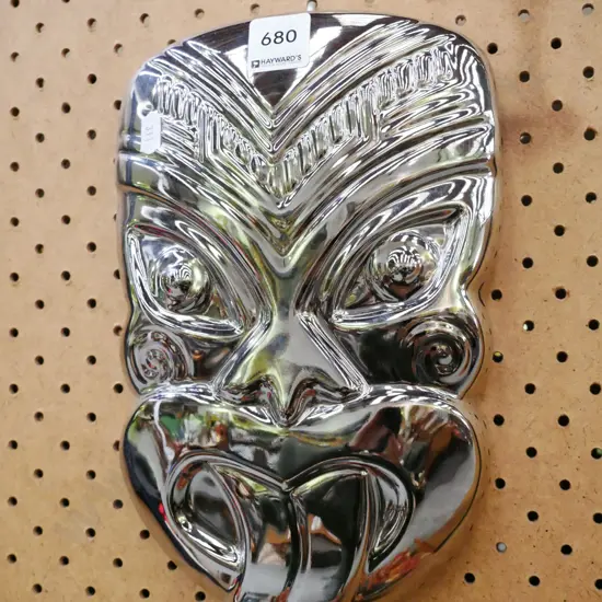 tiki ceramic wall art