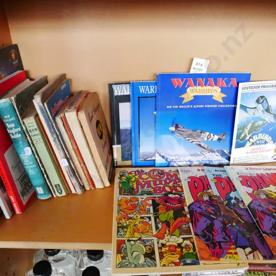 various vintage books, Phantom comic books