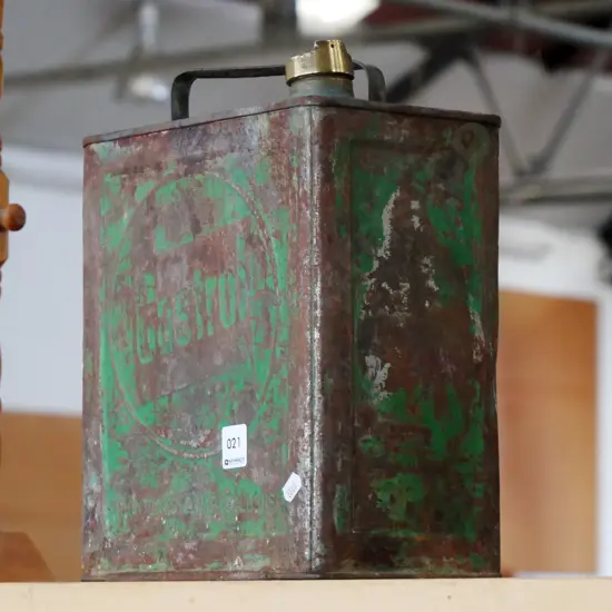 vintage Castrol petrol tin