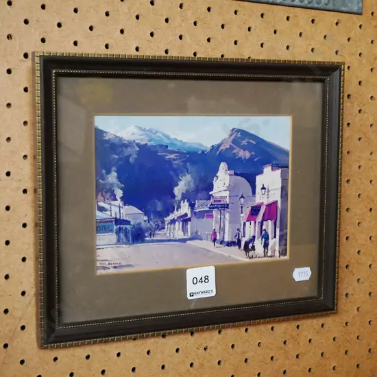 small Peter Beadle print - Arrowtown