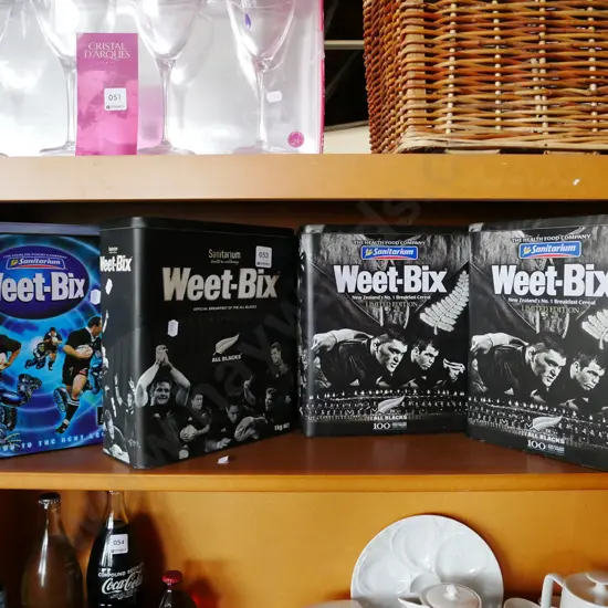 Weetbix All Blacks tins