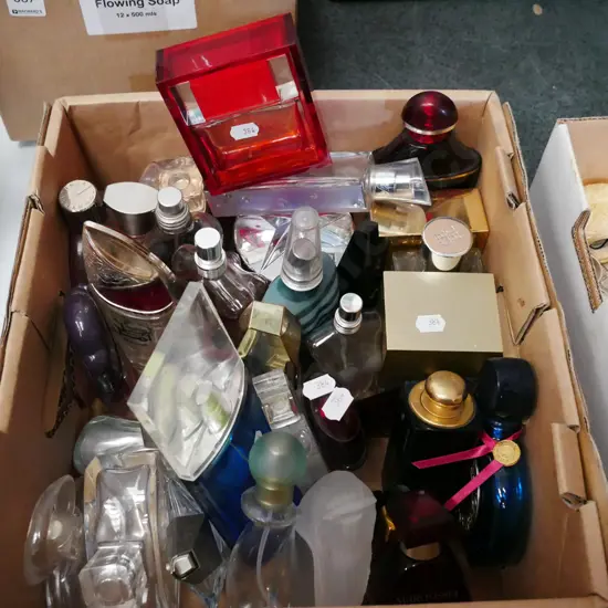 box; perfume bottles