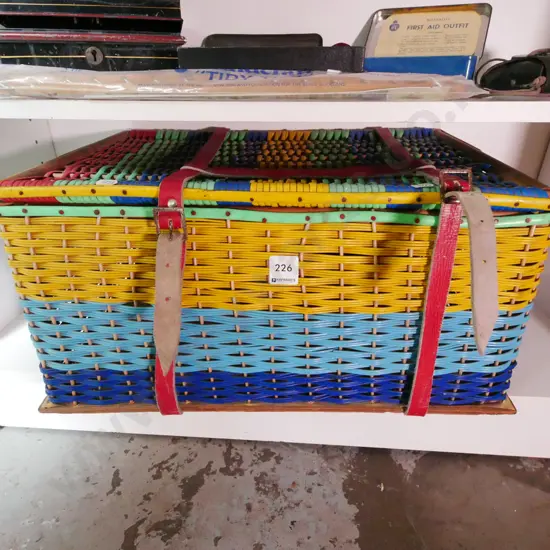 woven plastic laundry hamper