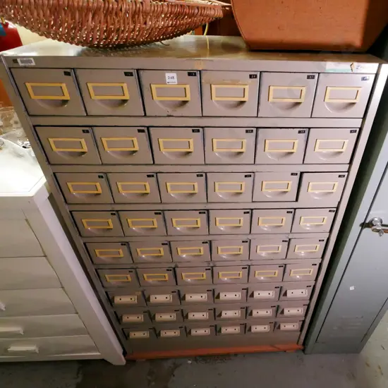 54 drawer filing cabinet, with removable drawers H- 1430, W- 900, D-400