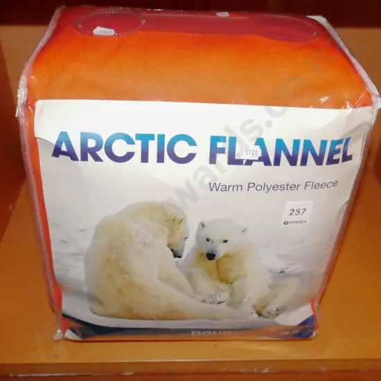 as-new Arctic Flannel polyester fleece double sheet set