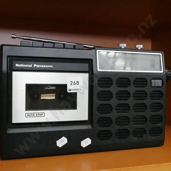 National Panasonic radio cassette player