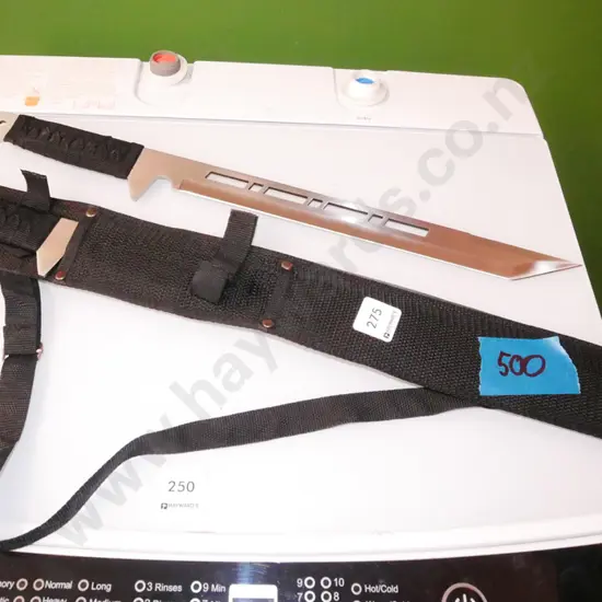 2x display swords in canvas sheath