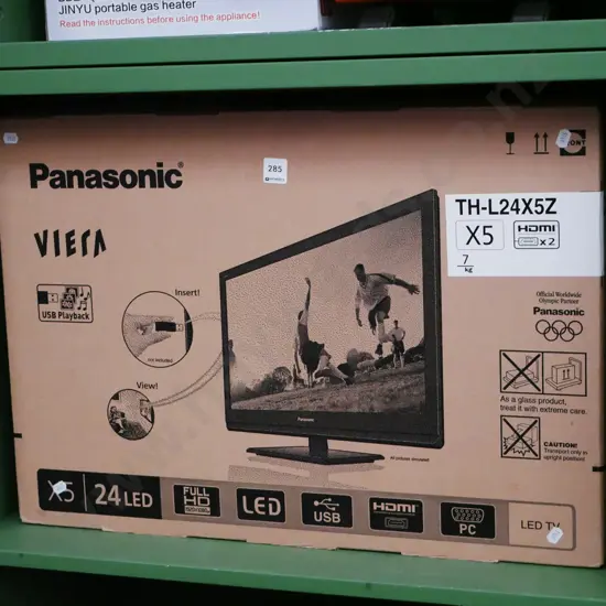 boxed as-new Panasonic Viera 24" TV