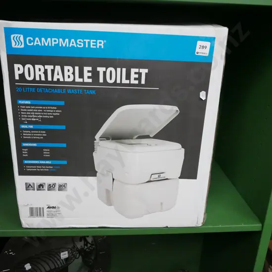 Camp Master portable toilet 