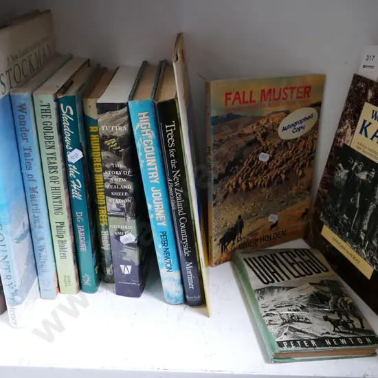 shelf; NZ books