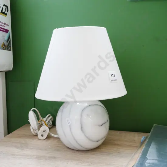 heavy marble based desk lamp