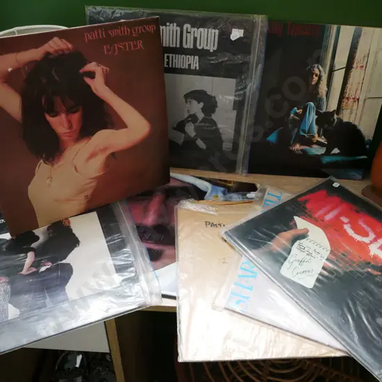 LPs; Pattie Smith, Sharon O'Neill etc