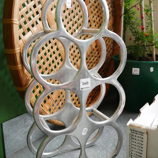 cast alloy wine rack H-420