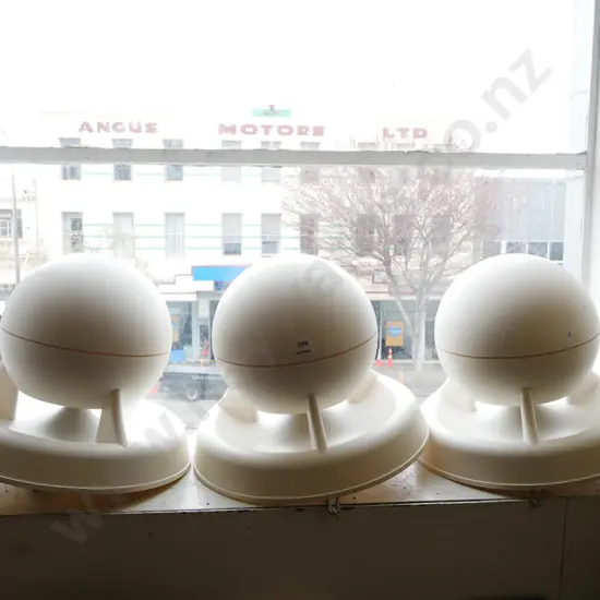 3x Sound Sphere industrial speaskers