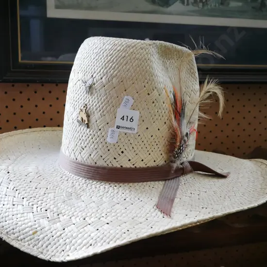 small cane cowboy hat