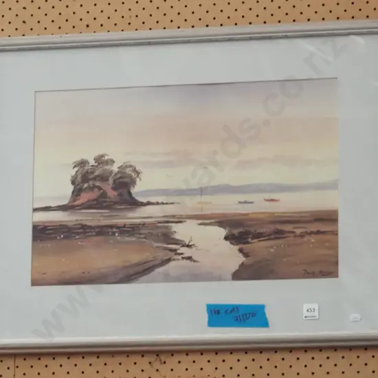 David Stone print 7/500 - harbour scene