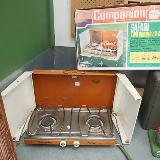safari 2 burner LPG gas stove