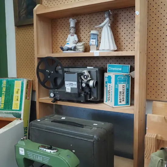 small wooden bookcase H-900 W-610 D-140